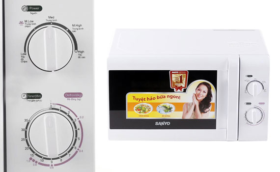 Mua lò vi sóng ở đâu tốt? Lò vi sóng Sanyo EM-S2182W 20 lít